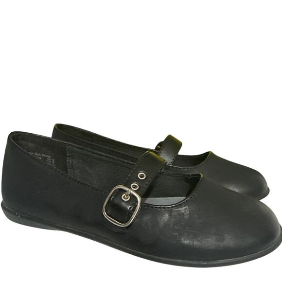 Smart fit Mary Jane Charles IX Black Noir shoes kids size 12 excellent condition - Picture 1 of 7